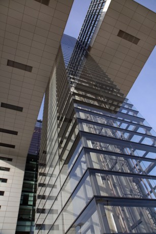 Kranhäuser im Rheinauhafen, Cologne, Germany, February 2025