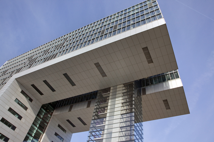 Kranhäuser im Rheinauhafen, Cologne, Germany, February 2025