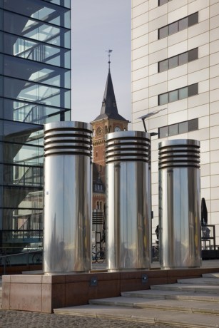 Kranhäuser im Rheinauhafen, Cologne, Germany, February 2025