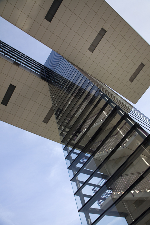 Kranhäuser im Rheinauhafen, Cologne, Germany, February 2025
