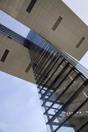 Kranhäuser im Rheinauhafen, Cologne, Germany, February 2025