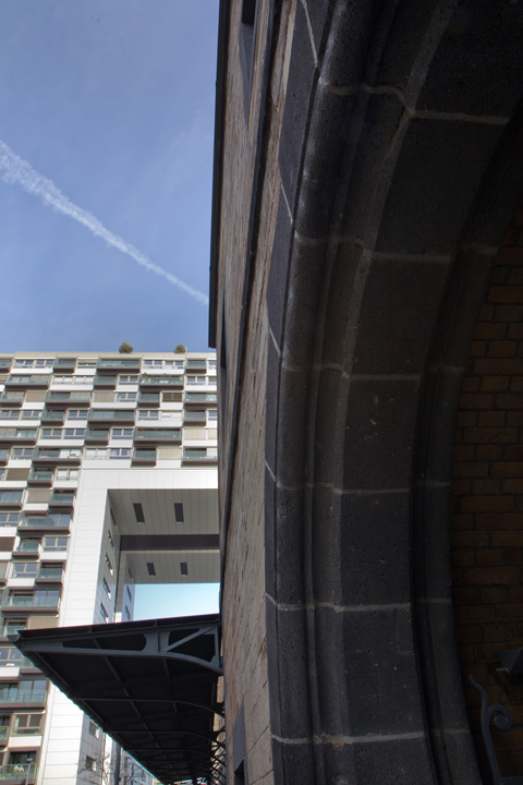 Kranhäuser im Rheinauhafen, Cologne, Germany, February 2025