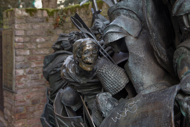 Stadterhebungsmonument, Düsseldorf, Germany, February 2025