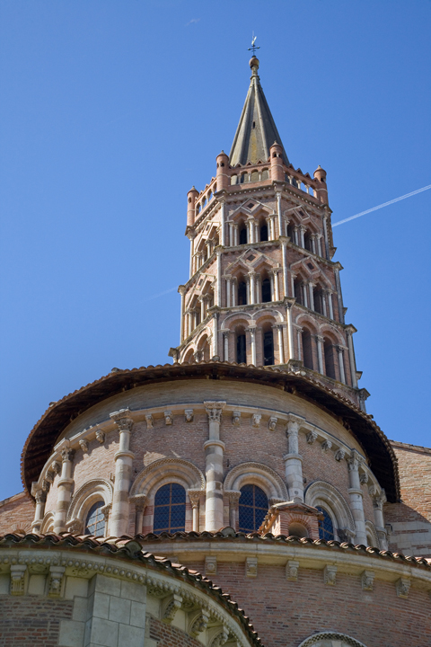 Basilique Saint-Sernin, Toulouse, France, April 2025