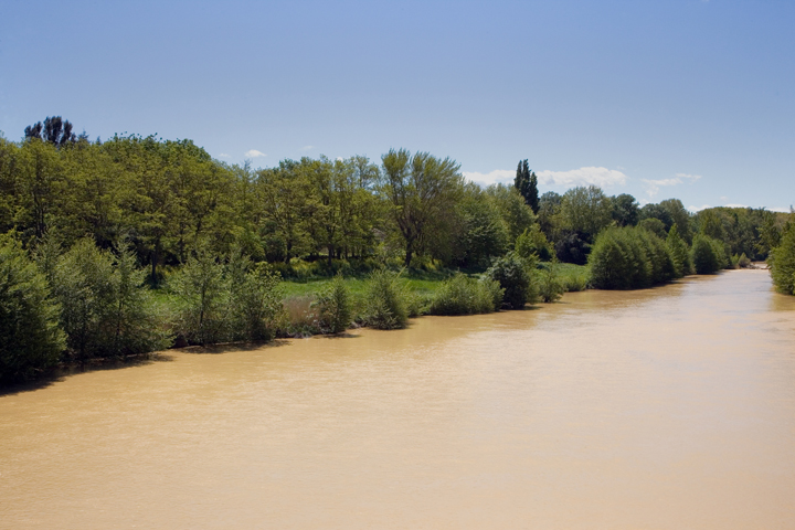 La Aude, Carcassonne, France, April 2025