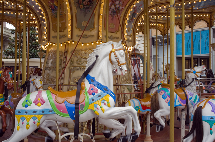 Carousel de Jeanne d'Arc, Toulouse, France, April 2025