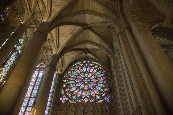 Basilique Saint Nazaire, Carcassonne, France, April 2025