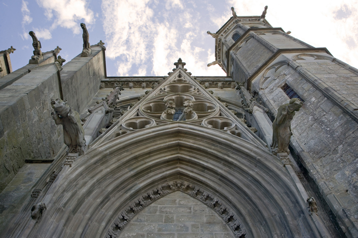 Basilique Saint Nazaire, Carcassonne, France, April 2025