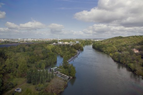 from the Téléo 3S Ropeway, Toulouse, France, April 2025