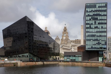 Mann Island Buildings, Liverpool, England, July 2025