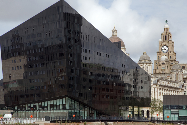 Mann Island Buildings, Liverpool, England, July 2025