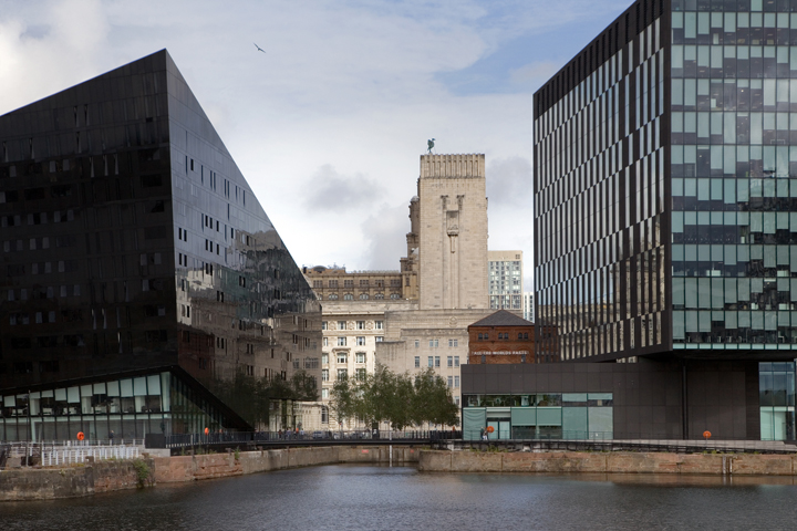 Mann Island Buildings, Liverpool, England, July 2025