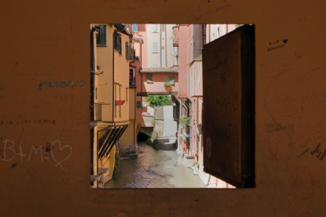 Finestrella di Via Piella, Bologna, Italy, July 2025