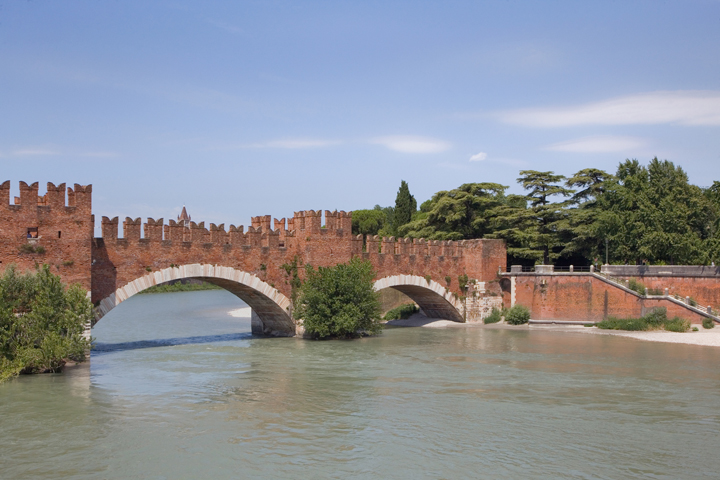 Ponte di Castelvecchio, Verona, Italy, July 2025