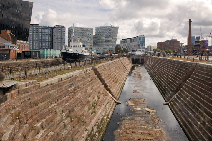 Canning Graving Docks, Liverpool, England, July 2025