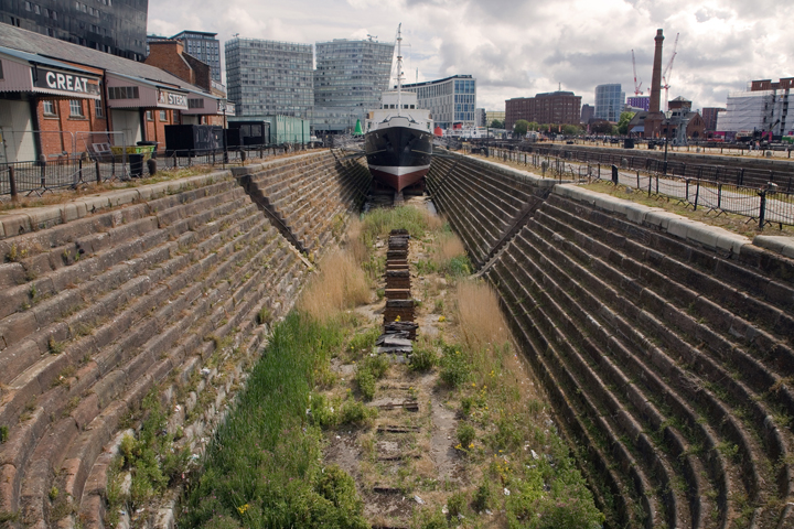 Canning Graving Docks, Liverpool, England, July 2025]