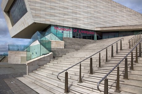 Pier Head, Mann Island, Liverpool, England, July 2025