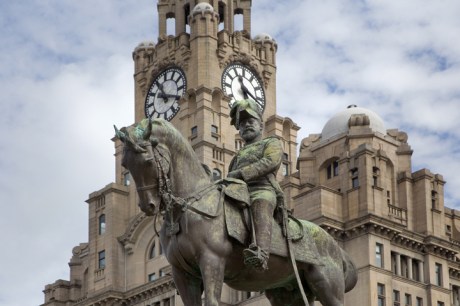 Edward VII Monument, Liverpool, England, July 2025