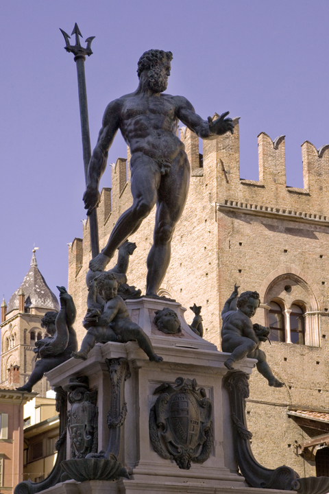 Fontana del Nettuno, Bologna, Italy, July 2025