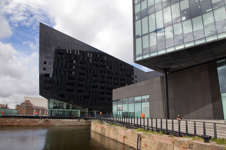 Mann Island Buildings, Liverpool, England, July 2025