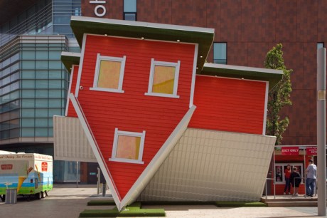The Upside Down House, Liverpool, England, July 2025