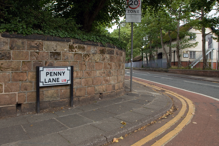Penny Lane, Liverpool, England, July 2025