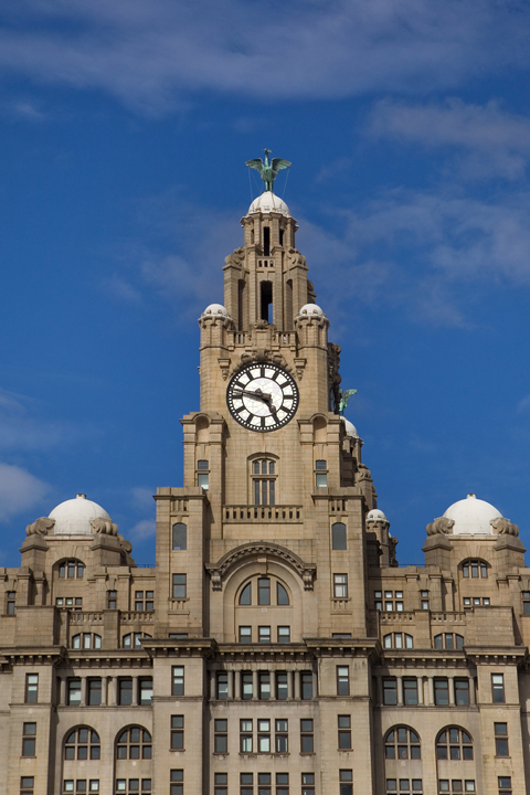 Royal Liver Building, Liverpool, England, July 2025