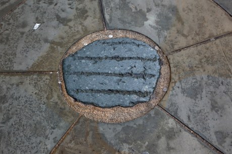 Sanctuary Stone, Castle Street, Liverpool, England, July 2025