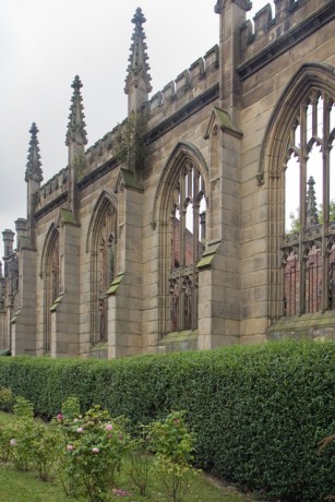 St Luke’s Bombed Out Church, Liverpool, England, July 2025