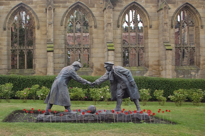 St Luke’s Bombed Out Church, Liverpool, England, July 2025