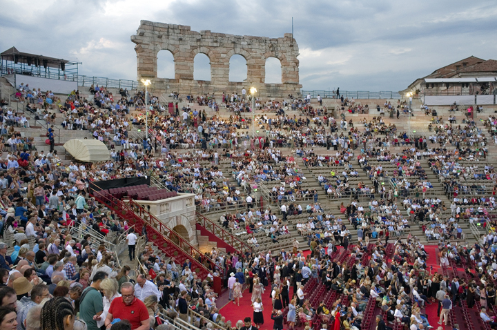 Arena di Verona, Verona, Italy, July 2025