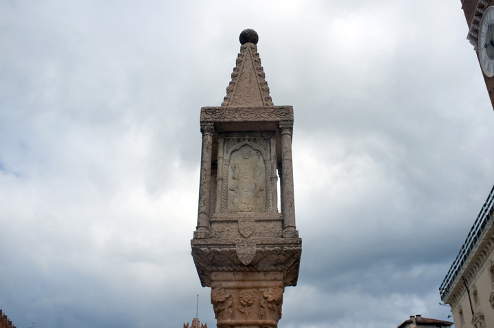 Piazza Erbe, Verona, Italy, July 2025