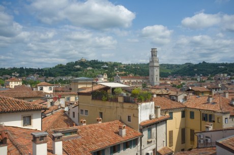 from Palazzo Maffei, Verona, Italy, July 2025