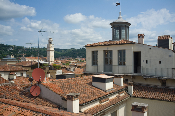 from Palazzo Maffei, Verona, Italy, July 2025