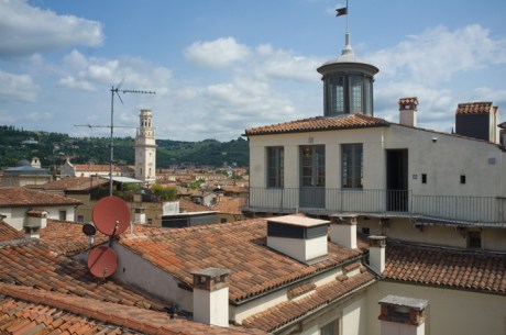 from Palazzo Maffei, Verona, Italy, July 2025