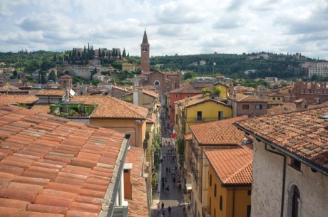 from Palazzo Maffei, Verona, Italy, July 2025