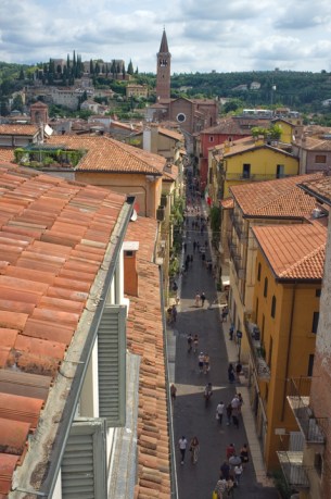 from Palazzo Maffei, Verona, Italy, July 2025