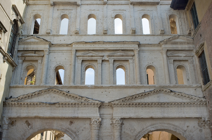 Porta Borsari, Verona, Italy, July 2025