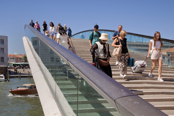 Ponte de la Constituzione, Venice, Italy, July 2025
