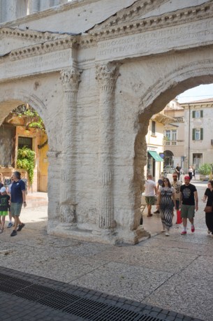 Porta Borsari, Verona, Italy, July 2025