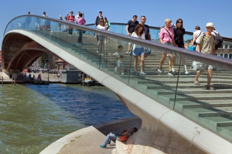 Ponte de la Constituzione, Venice, Italy, July 2025