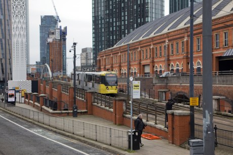 Lower Mosley Street, Manchester, England, July 2025