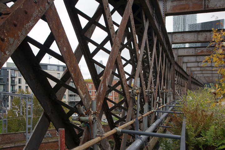 Castlefield Viaduct, Manchester, England, July 2025