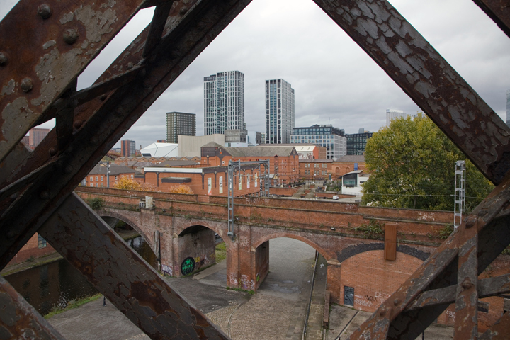 Castlefield Viaduct, Manchester, England, July 2025