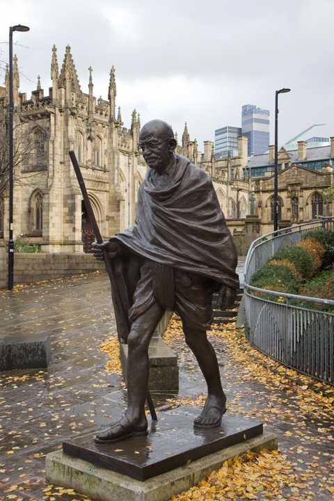 Cathedral Yard, Victoria Street, Manchester, England, July 2025