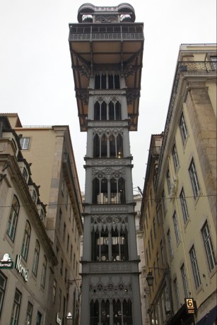 Elevador de Santa Justa, Lisbon, Portugal, January 2026