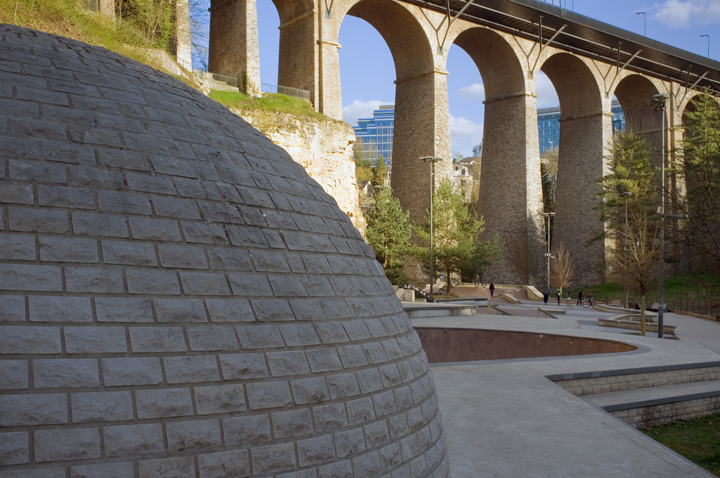 La Passerelle, Vallée de la Pétrusse, Luxembourg, April 2026