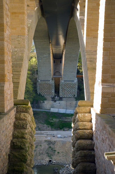 La Passerelle, Vallée de la Pétrusse, Luxembourg, April 2026