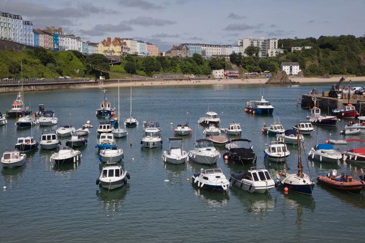 Tenby Harbour, Pembrokeshire, Wales, July 2026